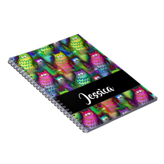 Farbiges Muster Notizblock (Rechte Seite)