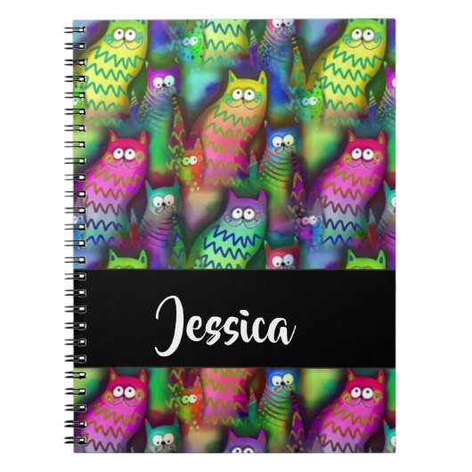 Farbiges Muster Notizblock (Vorderseite)