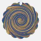 Farbiges Muster Ornament Karte (Rückseite)