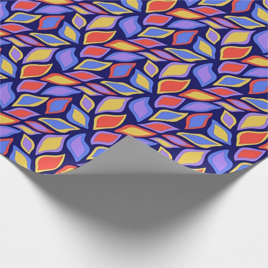 Farbiges Muster-Papier für das Baumuster Geschenkpapier (Ecke)