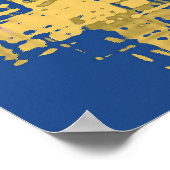 Farbiges Muster Poster (Ecke)