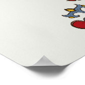 Farbiges Muster-Poster für Ornamente Poster (Ecke)