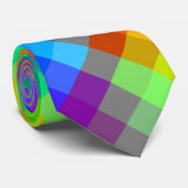 Farbiges Muster. Regenbogenfarben. Krawatte (Gerollt)