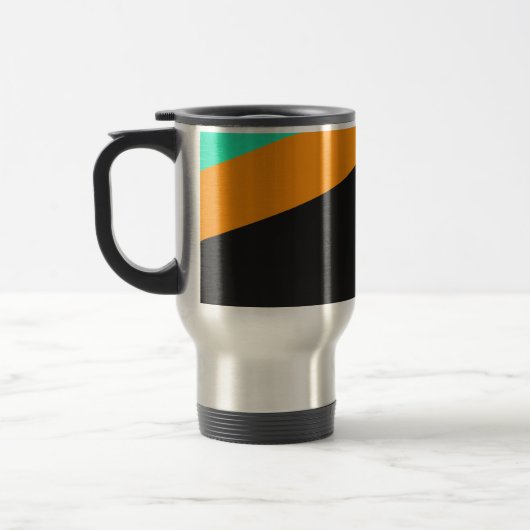 Farbiges Muster Reisebecher (Links)