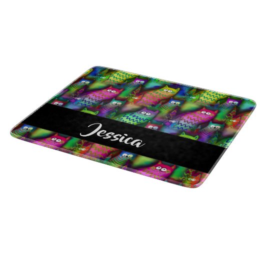 Farbiges Muster Schneidebrett (Ecke)