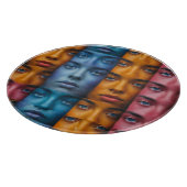 Farbiges Muster Schneidebrett (Ecke)