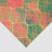 Farbiges Muster Seidenpapier (Detail)