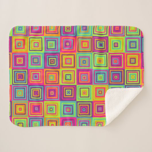 farbiges Muster Sherpadecke (Vorderseite (Horizontal))