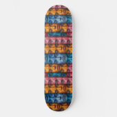 Farbiges Muster Skateboard (Vorderseite)