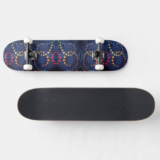 Farbiges Muster Skateboard (Horizontal)