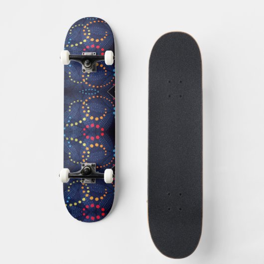 Farbiges Muster Skateboard (Vorderseite)