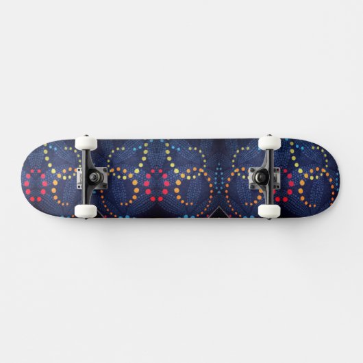 Farbiges Muster Skateboard (Horizontal)