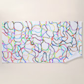 Farbiges Muster Strandtuch (Vorderseite)