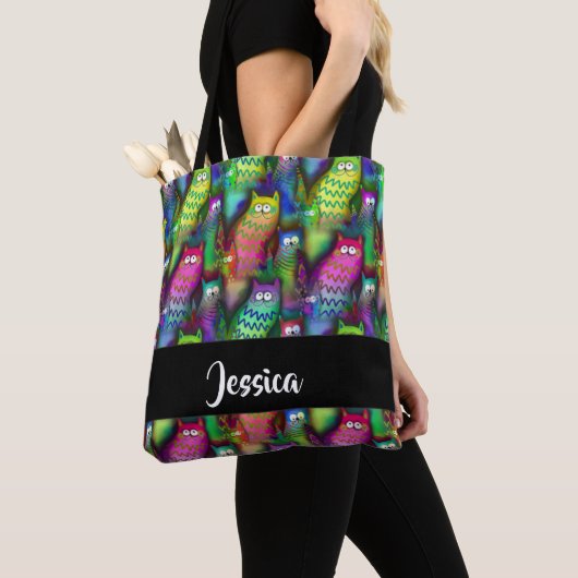 Farbiges Muster Tasche (Von Nahem)