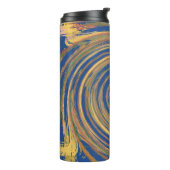 Farbiges Muster Thermosbecher (Nach links gedreht)
