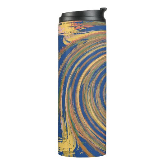 Farbiges Muster Thermosbecher (Nach links gedreht)