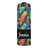 Farbiges Muster Thermosbecher (Vorderseite)