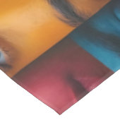 Farbiges Muster Tischdecke (Schrägansicht)