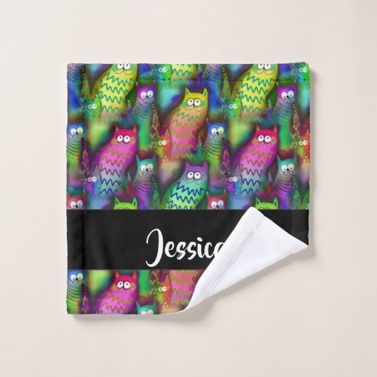 Farbiges Muster Waschlappen (Waschlappen)