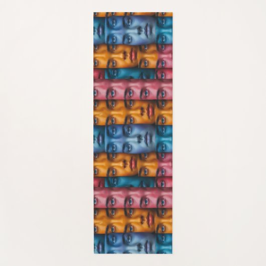 Farbiges Muster Yogamatte (Vorderseite)