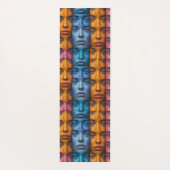 Farbiges Muster Yogamatte (Rückseite)