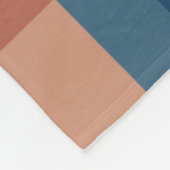 Farbiges Muster zufälliger geometrischer Formen Fleecedecke (Ecke)