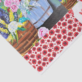 Farbiges Musterteppichpapier für DIY Seidenpapier (Ausschnitt)