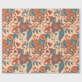 Farbiges, nahtloses Muster Geschenkpapier (Flach)