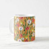 Farbiges, nahtloses Muster Kaffeetasse (Vorderseite Links)