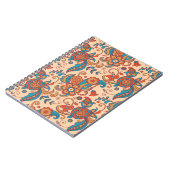 Farbiges, nahtloses Muster Notizblock (Linke Seite)