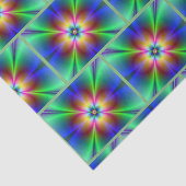 Farbiges Neon Daisy Tissue Paper Seidenpapier (Ausschnitt)