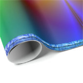 Farbiges Neon Daisy Wrapping Paper Geschenkpapier (Rolleneckpunkt)