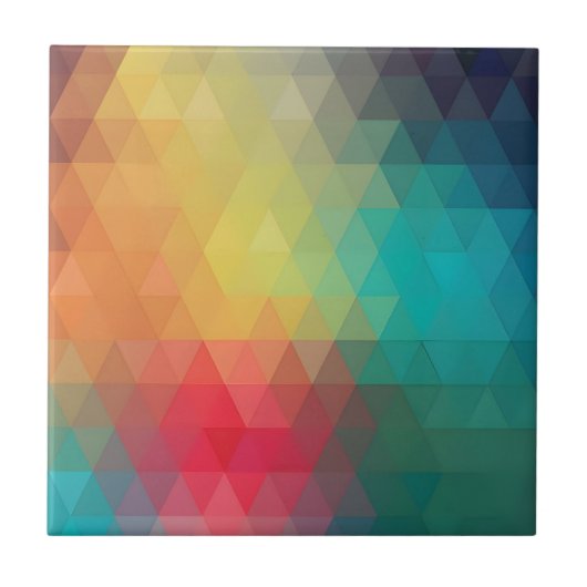 Farbiges Neon-Glas-Muster Fliese (Vorderseite)