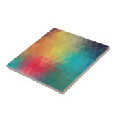 Farbiges Neon-Glas-Muster Fliese (Seite)