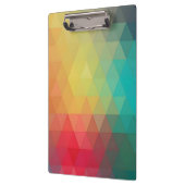 Farbiges Neon-Glas-Muster Klemmbrett (Links)