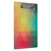 Farbiges Neon-Glas-Muster Klemmbrett (Rechts)