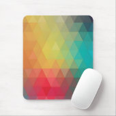 Farbiges Neon-Glas-Muster Mousepad (Mit Mouse)