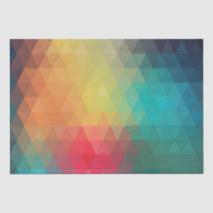 Farbiges Neon-Glas-Muster Seidenpapier