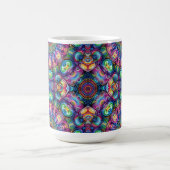 Farbiges Neondesign Kaffeetasse (Mittel)