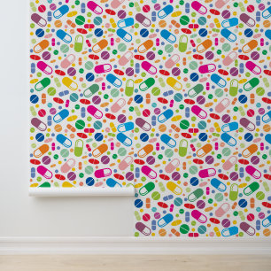 Farbiges Neondrogenmuster Tapete