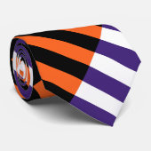 Farbiges Niedlich geometrisches Muster Krawatte (Gerollt)