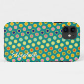 Farbiges Niedliches Blume Muster 2 Case-Mate iPhone Hülle (Rückseite (Horizontal))