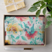 Farbiges Niedliches Blumenmuster Seidenpapier (Geschenk)