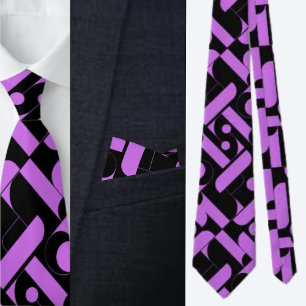 Farbiges Niedliches Hintergrundmuster Necktie Krawatte