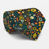 Farbiges Niedliches Retro-Muster Krawatte (Gerollt)