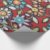 farbiges Nilpferpapier Geschenkpapier (Ecke)