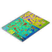 Farbiges Notebook Notizblock (Linke Seite)