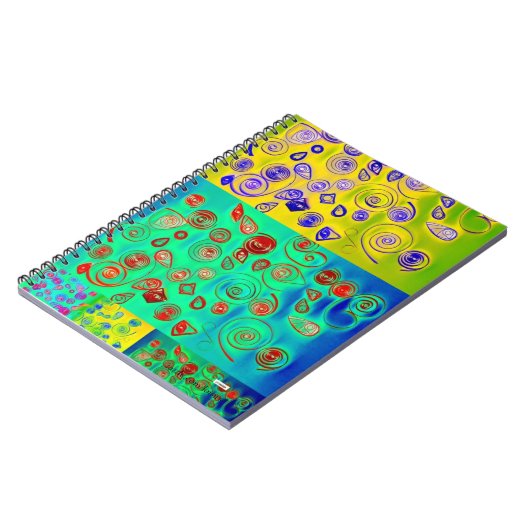 Farbiges Notebook Notizblock (Linke Seite)