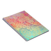 Farbiges Notebook Notizblock (Rechte Seite)