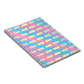 Farbiges Notebook Notizblock (Rechte Seite)